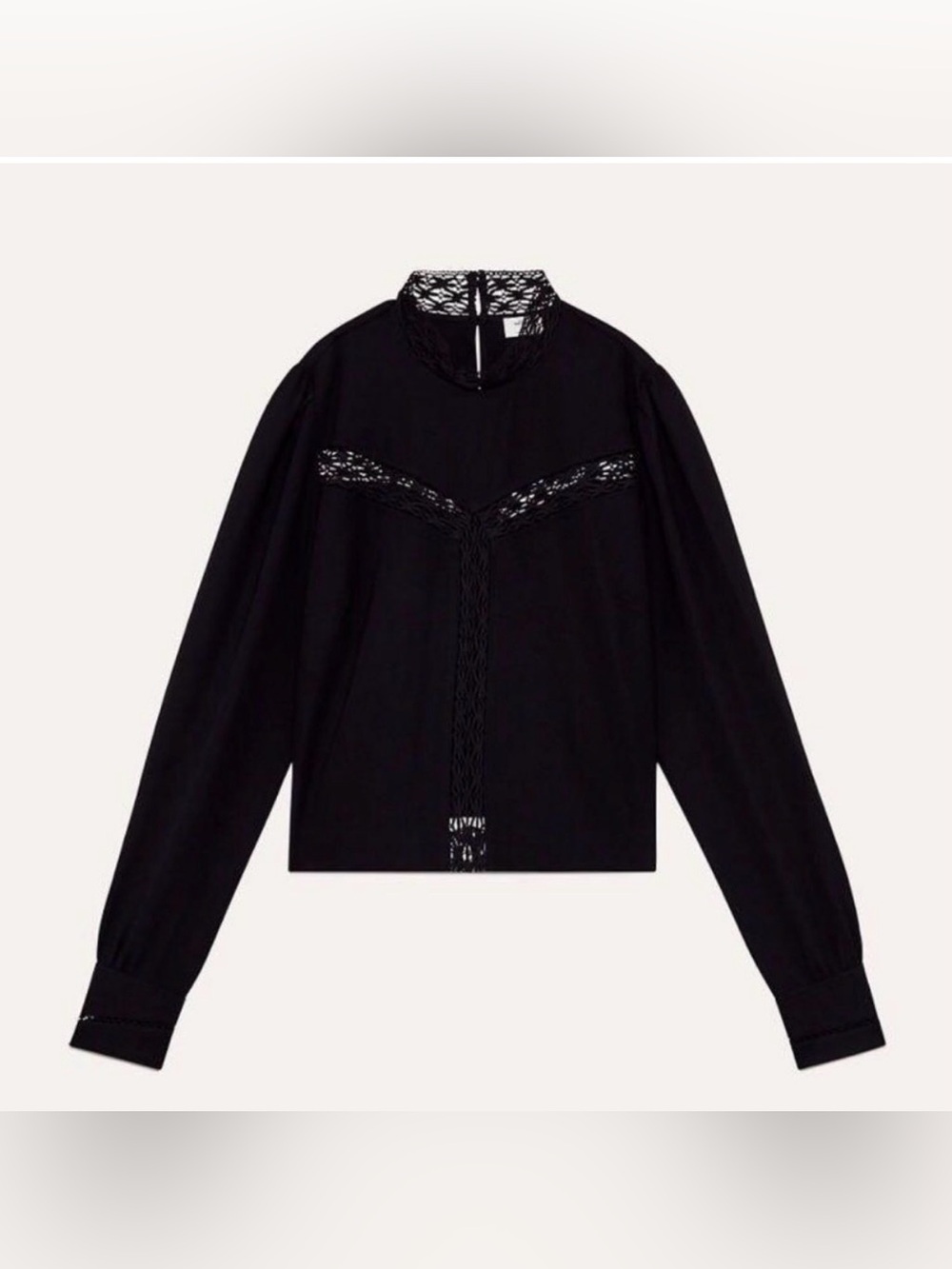 Aritzia Wilfred Delaney Blouse Black